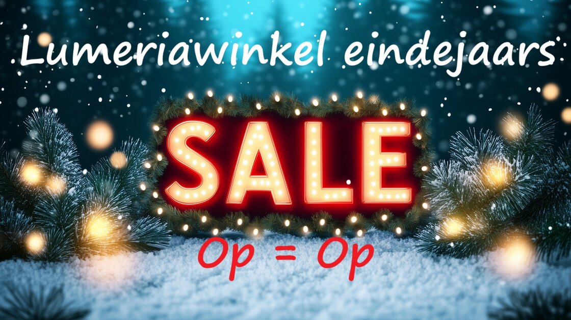 Eindejaars uitverkoop