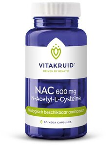 Vitakruid NAC 600mg n-acetyl-l-cysteine