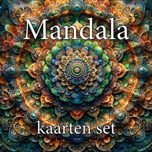 Robert Boerman - Mandala Kaarten set - 36 inspiratie kaarten in magneetdoosje