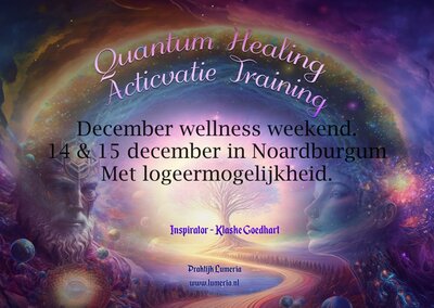 Quantum healing Activatie Training - Weekend Noardburgum met Logeermogelijkheid - wellness editie