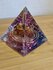 Orgonite energie piramide Boedha dikbuikje_